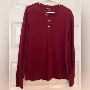 J Crew Mercantile Men’s Long Sleeve Henley